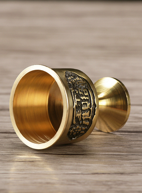 财神爷供奉酒杯供关公财神酒杯 供酒杯铜杯子纯铜供佛水杯酒铜杯