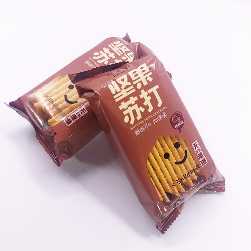 多乐趣坚果苏打饼干6斤 整箱无蔗糖梳打饼干营养早餐儿童休闲零食 - 图2