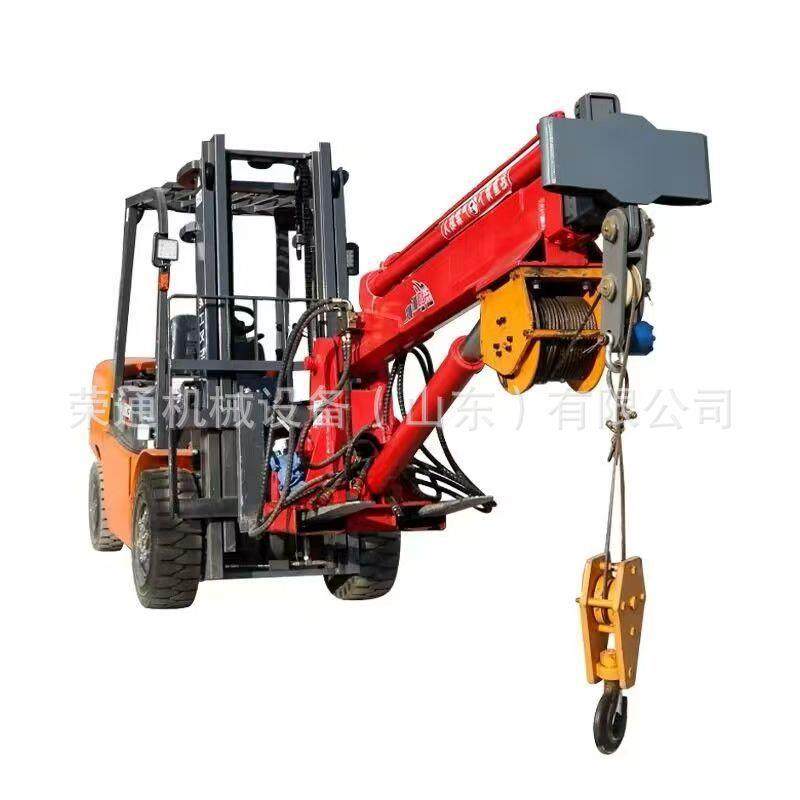 叉车飞臂吊多功能液压叉车吊臂高空作业液压伸缩臂可拆卸起重机,淘宝优惠券,粉丝福利购,淘宝优惠卷