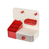 Desktop hole board storage box desk stationery organizing artifact storage rack pen holder office study table storage rack