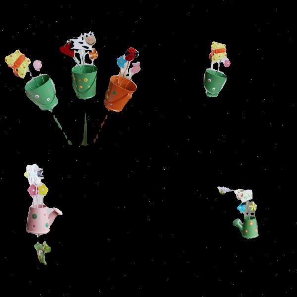 户外铁艺花园花插饰庭院别墅阳台花盆装造景布置小水桶水壶插件,淘宝优惠券,粉丝福利购,淘宝优惠卷