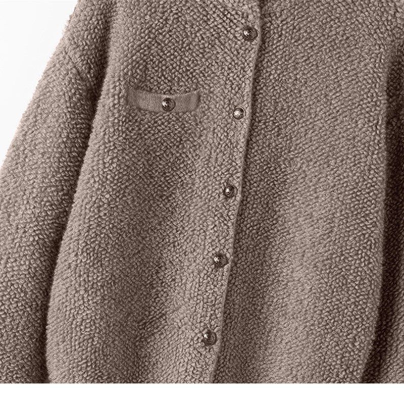 一万个推荐!意式色100%纯山羊绒衫毛巾圈加厚毛衣开衫女宽松外套,淘宝优惠券,粉丝福利购,淘宝优惠卷