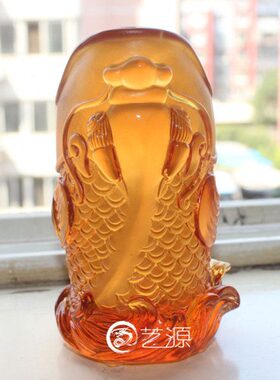 办公桌礼物同事琉璃摆件创意家居装饰品生日礼品翱翔成朋友笔筒龙