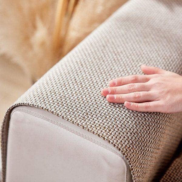 纯色新款亚麻现代简约四季通用防滑老粗布沙发垫套子罩盖布巾全包,淘宝优惠券,粉丝福利购,淘宝优惠卷