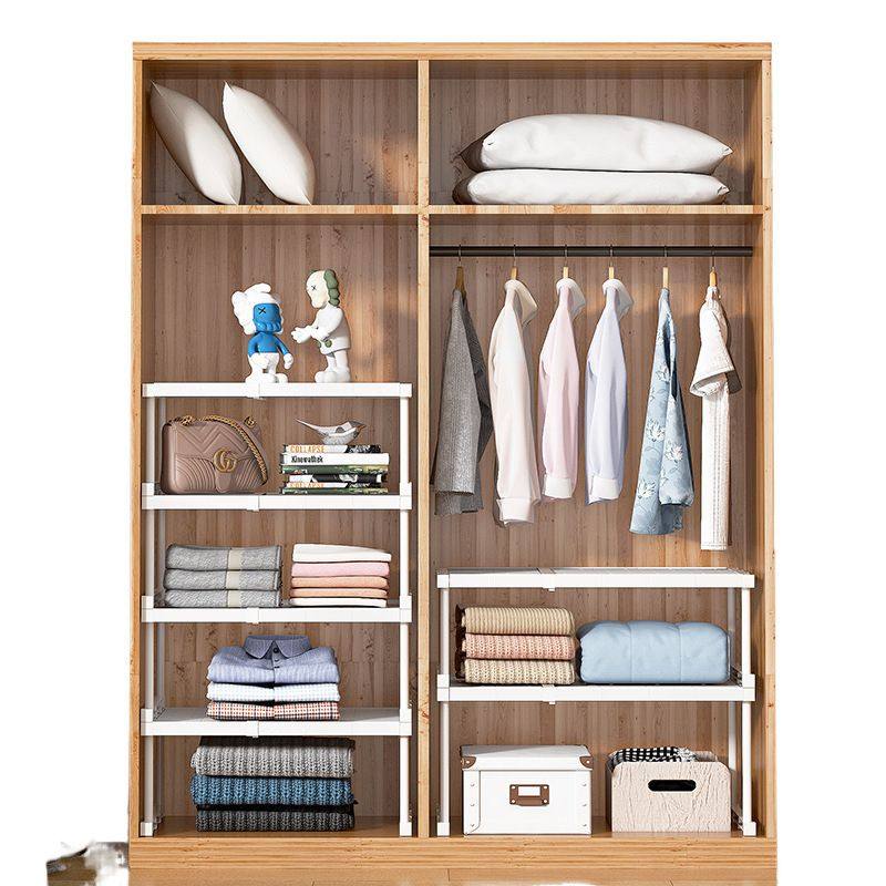 衣柜分层隔板收纳神器柜子橱柜内可伸缩置物架衣橱鞋柜隔断整理板,淘宝优惠券,粉丝福利购,淘宝优惠卷