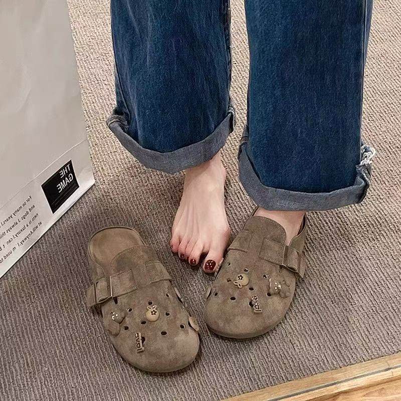 踩屎感hellokitty勃肯鞋春夏外穿孕妇鞋子一脚蹬复古博肯凉拖,淘宝优惠券,粉丝福利购,淘宝优惠卷