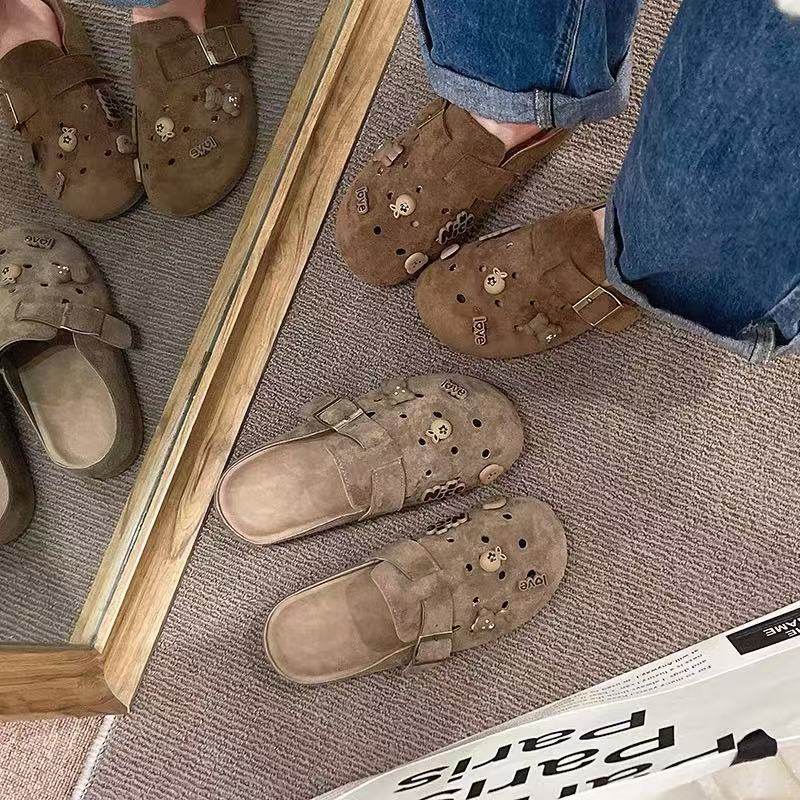 踩屎感hellokitty勃肯鞋春夏外穿孕妇鞋子一脚蹬复古博肯凉拖,淘宝优惠券,粉丝福利购,淘宝优惠卷