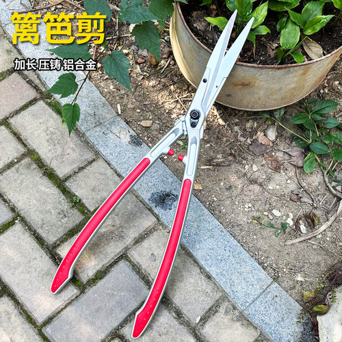 园艺花剪专用草坪剪篱笆剪修剪树枝剪刀园林果树修枝大剪刀 - 图1