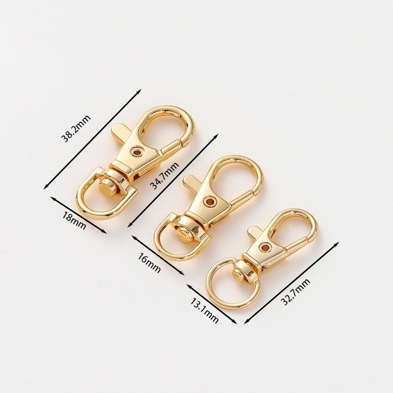 保色真金狗扣钥匙扣龙虾扣箱包旋转活动挂扣diy五金金属挂钩扣头,淘宝优惠券,粉丝福利购,淘宝优惠卷