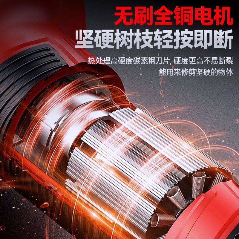 包邮德国电动剪刀果树修枝剪充电式无线锂电园艺园林专用粗枝剪刀,淘宝优惠券,粉丝福利购,淘宝优惠卷