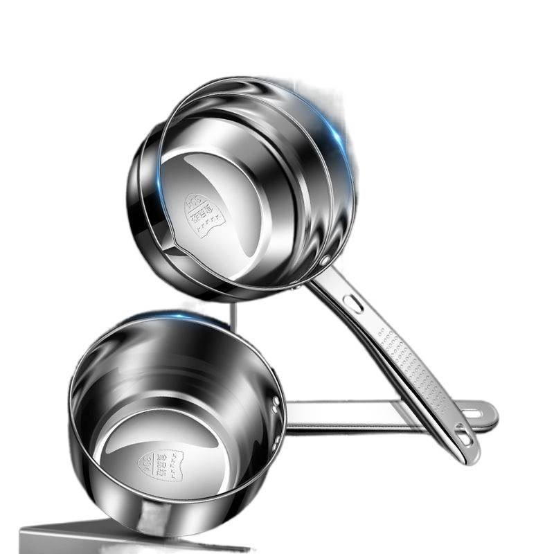 家用厨房水勺304不锈钢水瓢加厚长柄水舀子平底水壳大号汤勺粥勺,淘宝优惠券,粉丝福利购,淘宝优惠卷