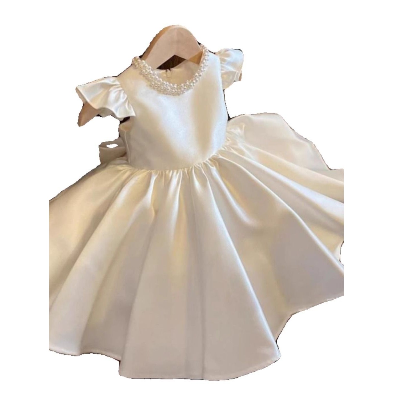 儿童礼服小女孩公主裙春夏季女童白色婚纱花童演出女宝宝周岁,淘宝优惠券,粉丝福利购,淘宝优惠卷