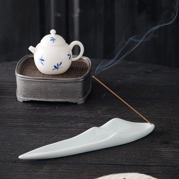 创意假山祥云青瓷线香插卧香炉香托香器香座香道家用室内桌面摆件,淘宝优惠券,粉丝福利购,淘宝优惠卷