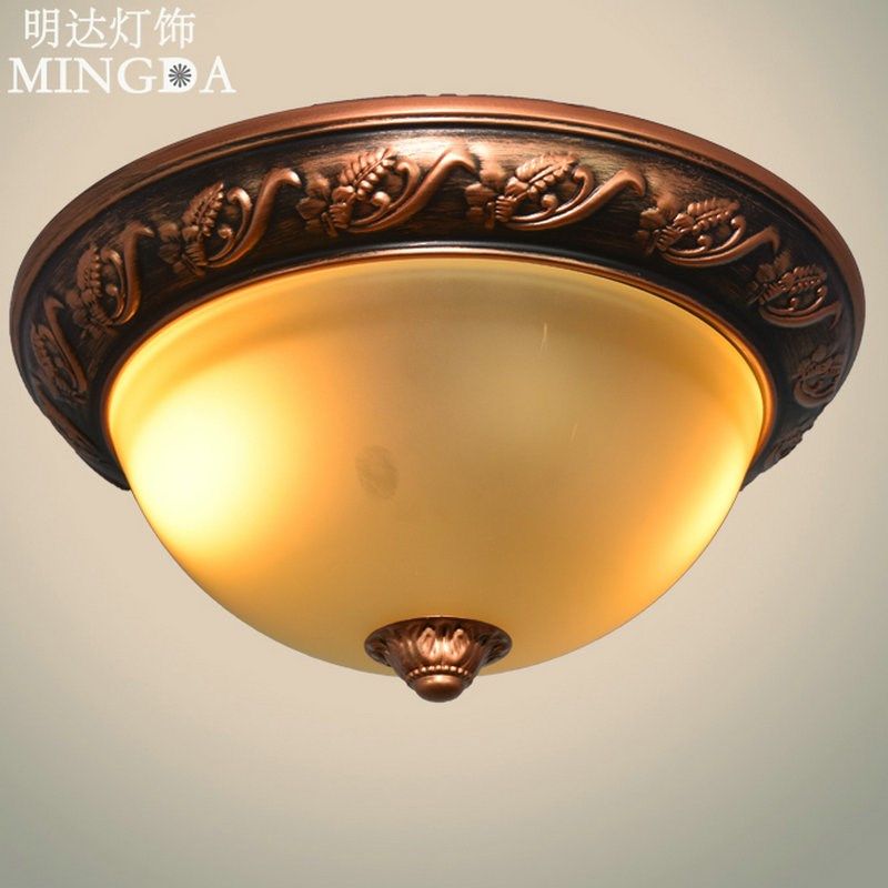 欧式吸顶灯简约美式阳台灯书房过道卧室田园灯具走廊餐厅铁艺灯饰,淘宝优惠券,粉丝福利购,淘宝优惠卷