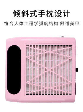 美甲吸尘器指甲粉尘机卸甲打磨一体吸尘机静音带过滤网大吸力桌面