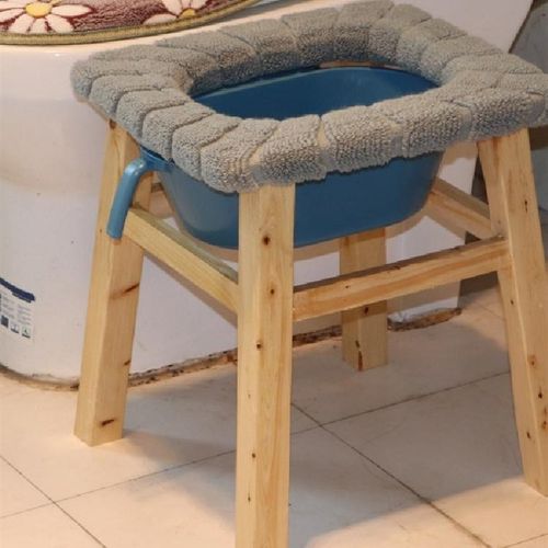 实木老年人残疾孕妇厕所坐便椅可折叠移动便携大便马桶器家用凳子 - 图3