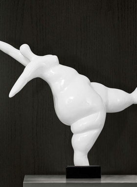 创意现代简约音乐人抽象桌面摆件玄关客厅电视柜旁轻奢装饰工艺品