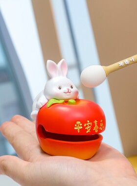 小木鱼办公桌面装饰品摆件情绪稳定神器解压静心工位好物生日礼物