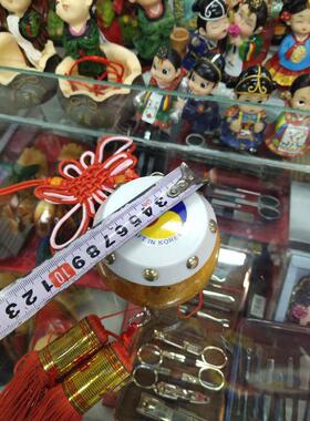 韩式圆鼓长鼓挂件朝鲜族特色装饰挂件吉祥鼓平安鼓墙面装饰