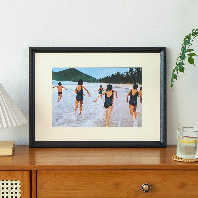 简约实木画框A4 A3 4K 8K 24寸 50x70海报框木质大相框挂墙,淘宝优惠券,粉丝福利购,淘宝优惠卷