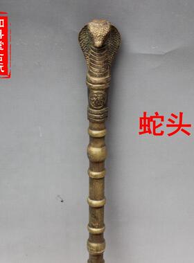 纯铜拐杖 龙头拐杖 鸽子拐杖 马头拐杖 生肖拐杖 摆件老人拐杖