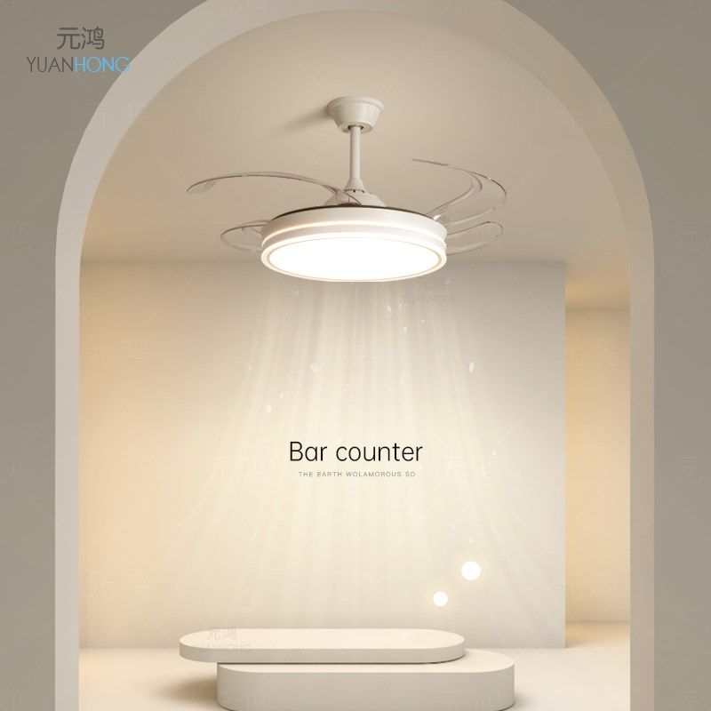吊扇灯创意风扇灯主卧室灯led吸顶灯现代简约客厅灯房间餐厅灯具,淘宝优惠券,粉丝福利购,淘宝优惠卷