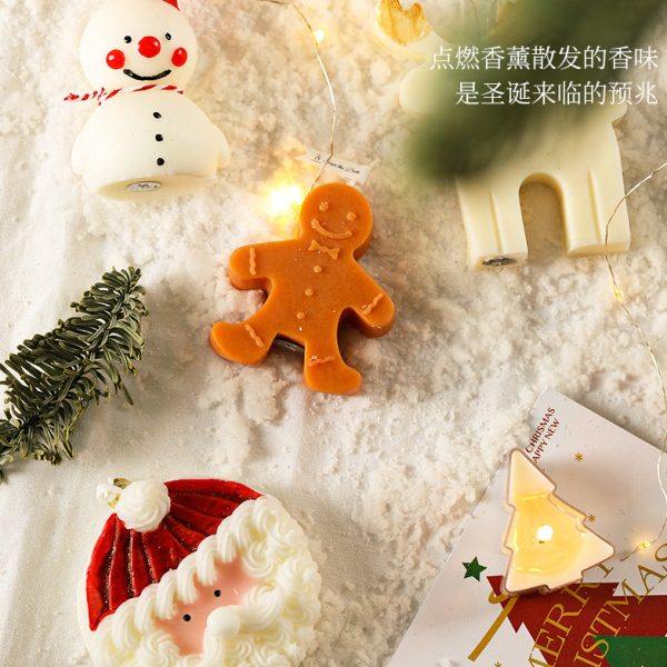 圣诞节礼物姜饼人圣诞老人香薰蜡烛礼盒女生创意香氛造型装饰摆件,淘宝优惠券,粉丝福利购,淘宝优惠卷