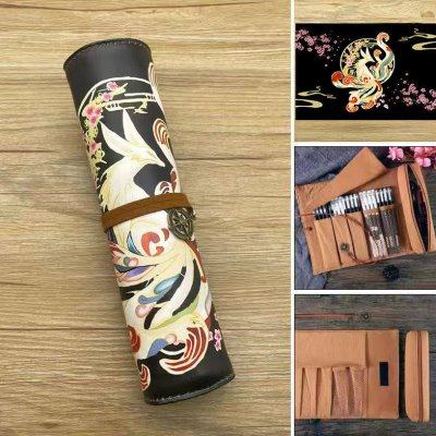 古风笔帘卷笔袋国潮大容量铅笔盒初中小学生文具盒男女中国风简约,淘宝优惠券,粉丝福利购,淘宝优惠卷