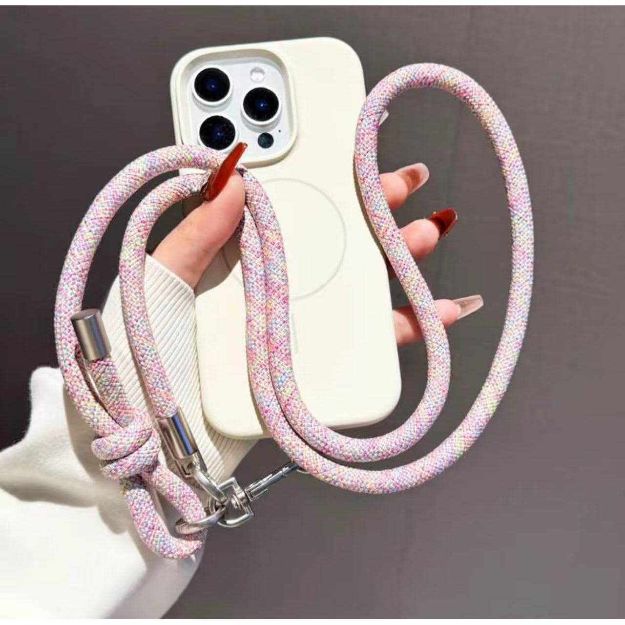 新款彩色miu系手机挂绳可调节斜挎可背挂脖户外感防摔绳,淘宝优惠券,粉丝福利购,淘宝优惠卷
