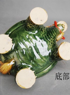 石湾龙头龟陶瓷动物摆件龙龟家居装饰生肖盆景怀旧复古送礼纯手工