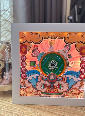diy立体音乐旋转相框情侣一周年礼物创意定制生日手工闺蜜纪念品