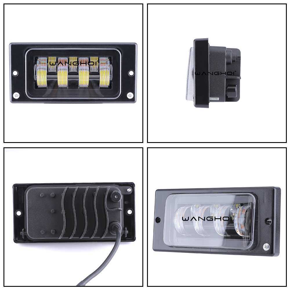 适用LADA汽车2110-2117雾灯保险杠前照灯灯4LED透镜40W越野汽车灯,淘宝优惠券,粉丝福利购,淘宝优惠卷