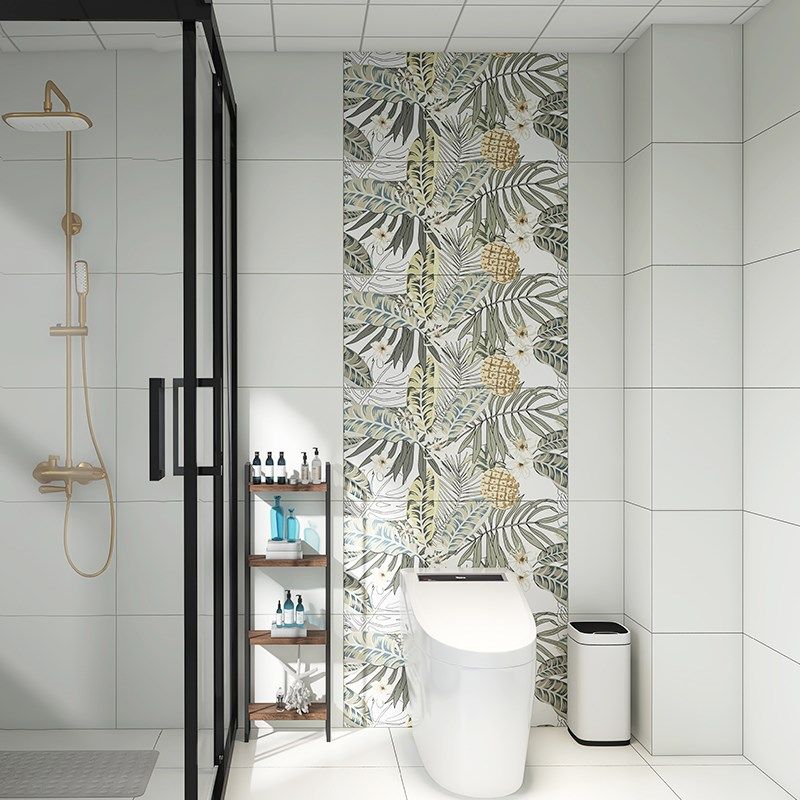 现代简约厨房阳台卫生间浅色瓷砖长花砖亮光釉面砖墙面砖400x800,淘宝优惠券,粉丝福利购,淘宝优惠卷