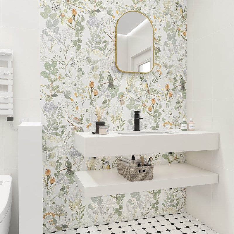 现代简约厨房阳台卫生间浅色瓷砖长花砖亮光釉面砖墙面砖400x800,淘宝优惠券,粉丝福利购,淘宝优惠卷