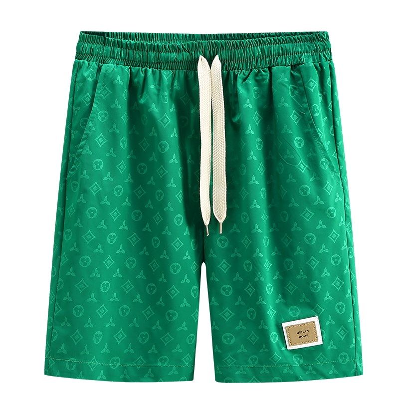 夏季男短裤休闲胖子宽松加肥加大码潮流运动五分裤沙滩裤冰丝裤衩,淘宝优惠券,粉丝福利购,淘宝优惠卷