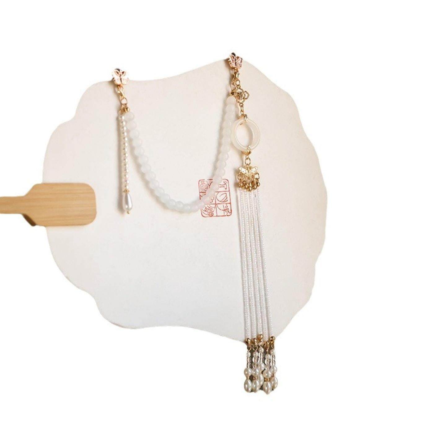 春款小清新旗袍压襟茶服汉服领口复古气质配饰长流苏吊坠胸针,淘宝优惠券,粉丝福利购,淘宝优惠卷