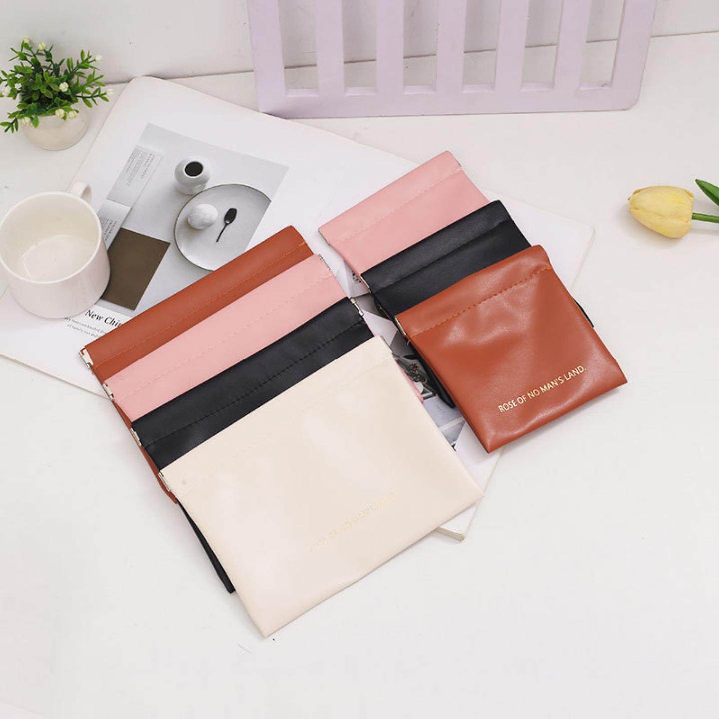 口红包化妆品收纳袋自动闭合弹片收纳包外出耳机数据线零钱包,淘宝优惠券,粉丝福利购,淘宝优惠卷