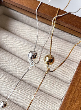 蛇骨链新款极简冷淡风金属项链