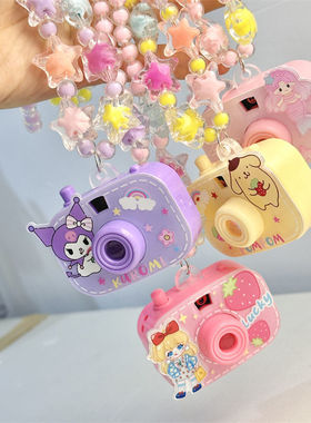 人造水晶儿童投影相机项链项链
