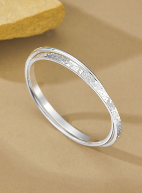 甜美铜新款双环碎冰冰竹节手镯