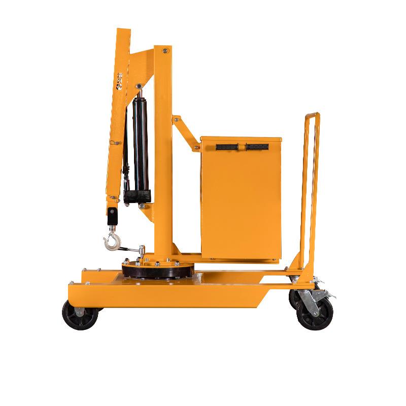 旋转平衡重式单臂吊移动悬臂吊起重机手动液压折叠平衡重式单臂吊 - 图2