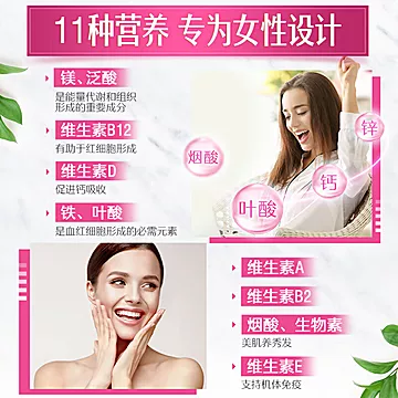 Swisse斯维诗女士复合多种矿物质b族维生素e[20元优惠券]-寻折猪