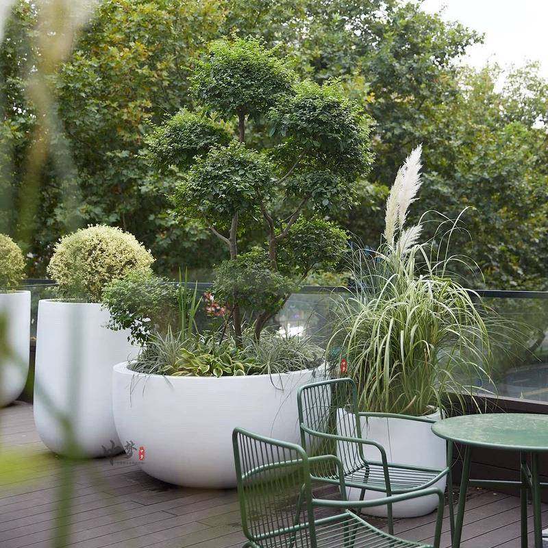 玻璃钢户外大口径种树圆形组合花盆花箱广场公共区域园林公园学校,淘宝优惠券,粉丝福利购,淘宝优惠卷