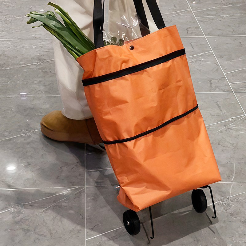 买菜小拉车可折叠家用结实耐y用便携式轻便取快递购物车收纳小推 - 图3