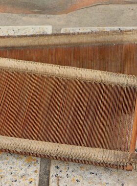 民俗老物件竹篦子老式织布机配件竹篦子复古怀旧收藏品制茶台茶具