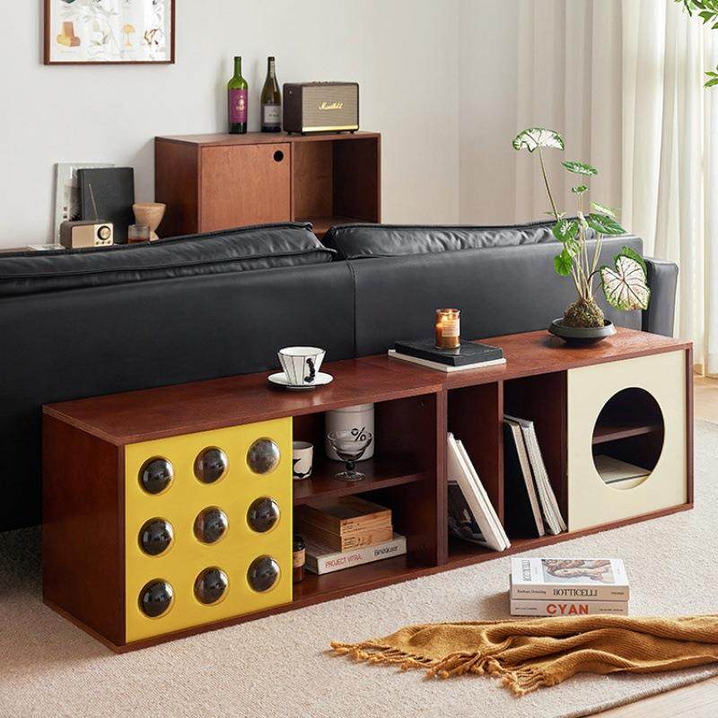 泡泡储物柜中古风边柜组合电视柜子设计师客厅沙发餐厅家用餐边柜,淘宝优惠券,粉丝福利购,淘宝优惠卷