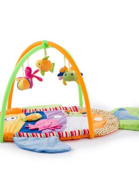 宝宝音乐爬爬垫棉绒布婴儿游戏毯健身垫架益智玩具Babypad