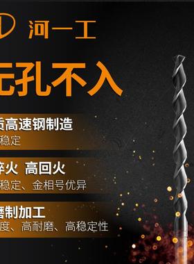 河一工高速钢锥柄深孔钻头锥柄（抛物线）麻花钻头销售