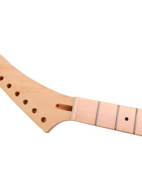 吉他琴颈电吉他琴颈琴头枫木柄头22品吉他替换柄头