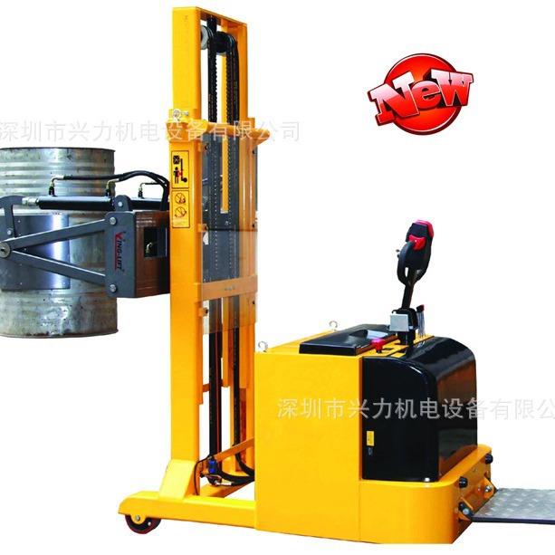 YL420无支腿电动油桶倒料车平衡重式全电动油桶搬运车油桶翻转车 - 图1